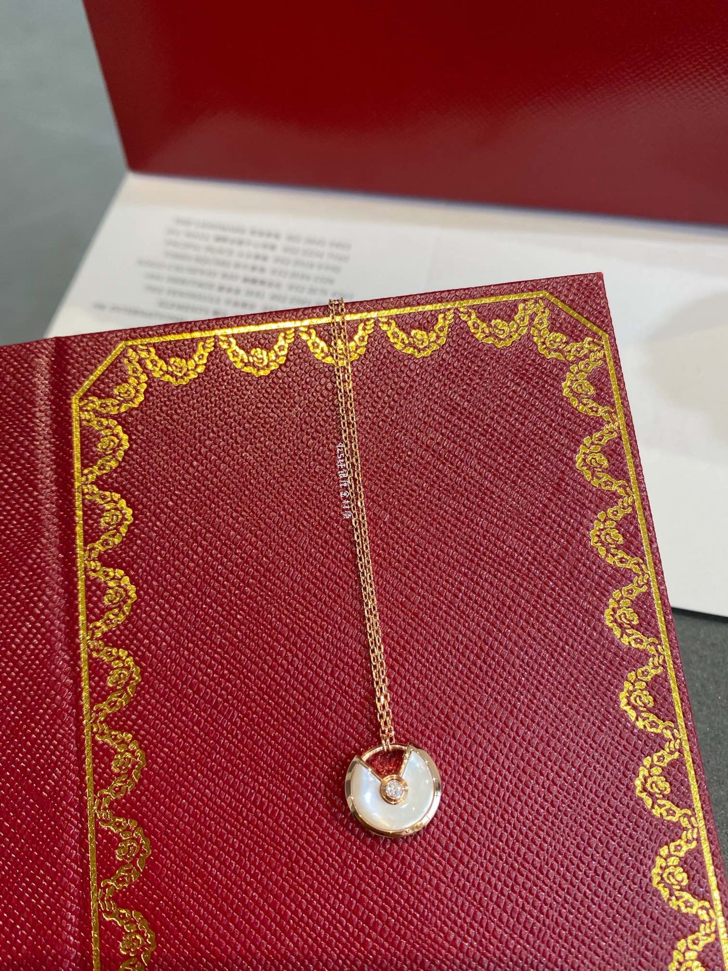 Mysitc AMULETTE ROSE GOLD MOP NECKLACE