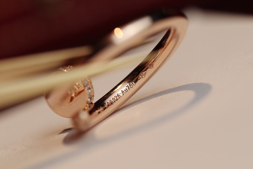 Mysitc JUSTE RING 2.65MM PINK GOLD DIAMOND