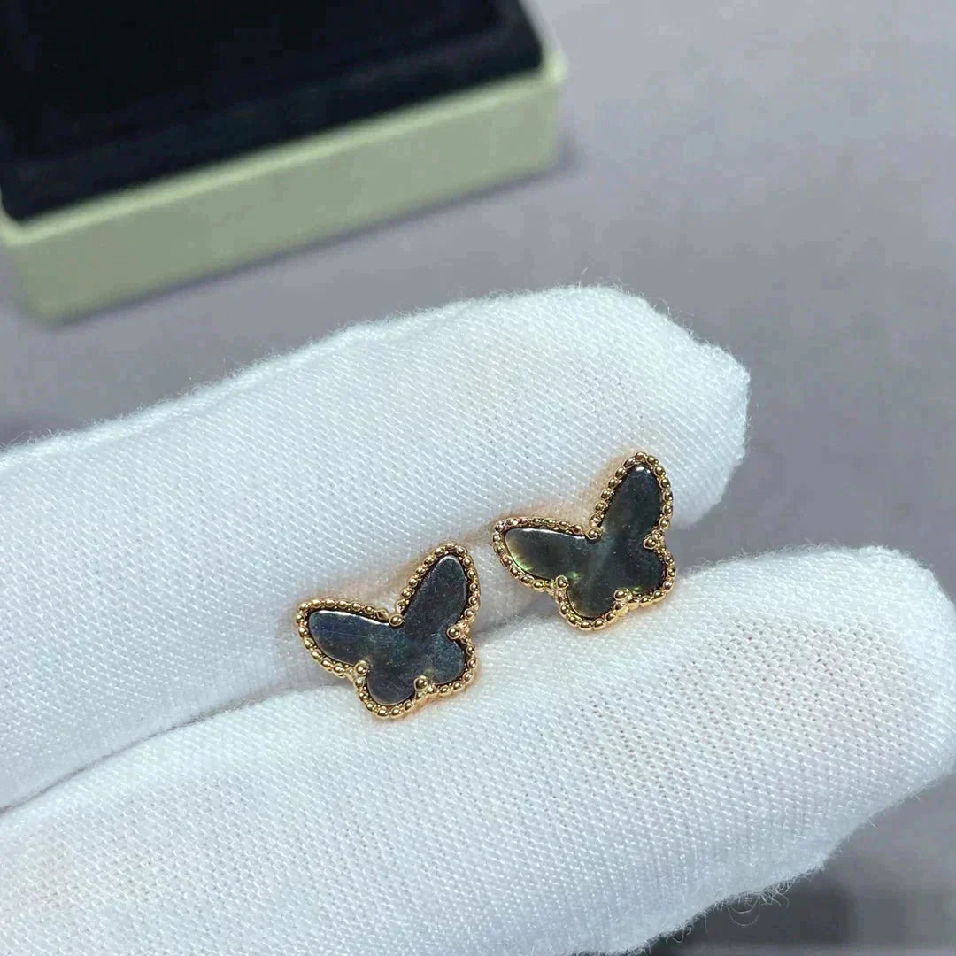 Mysitc BUTTERFLY DARK MOP EARRINGS