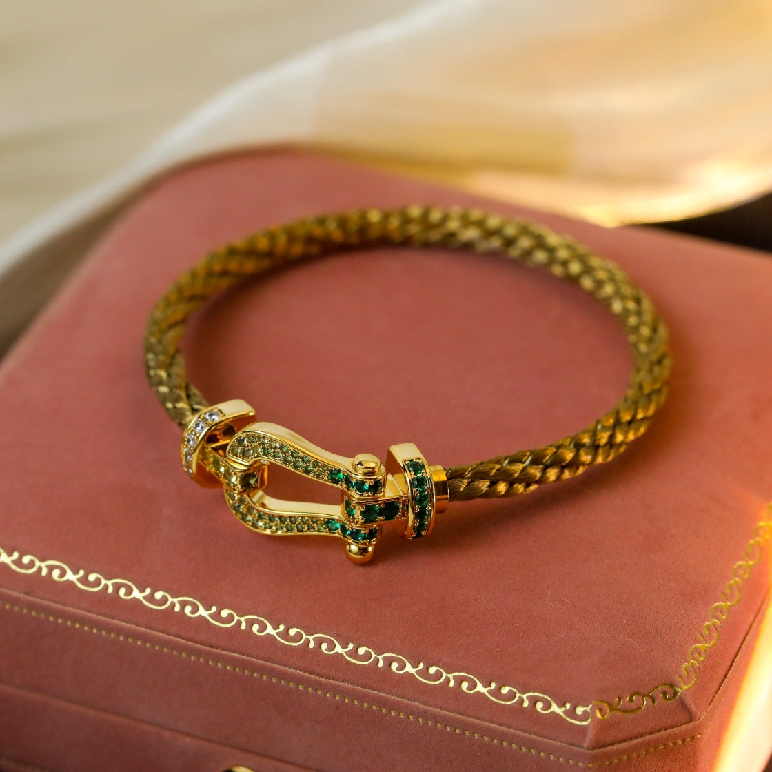 Mysitc FORCE 10 GOLD GREEN DIAMOND PAVED