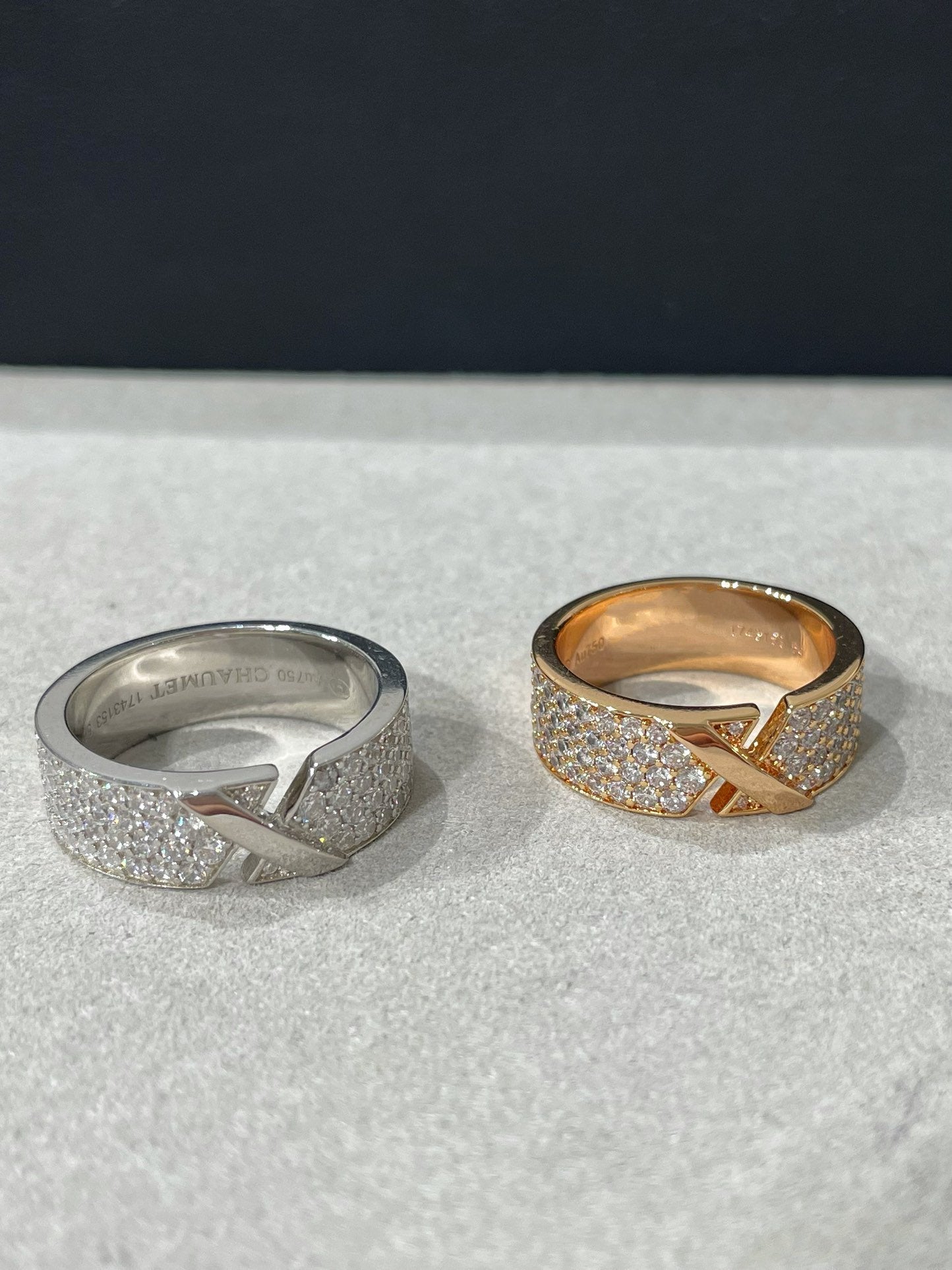 Mysitc LIENS EVIDENCE DIAMOND PAVED RING