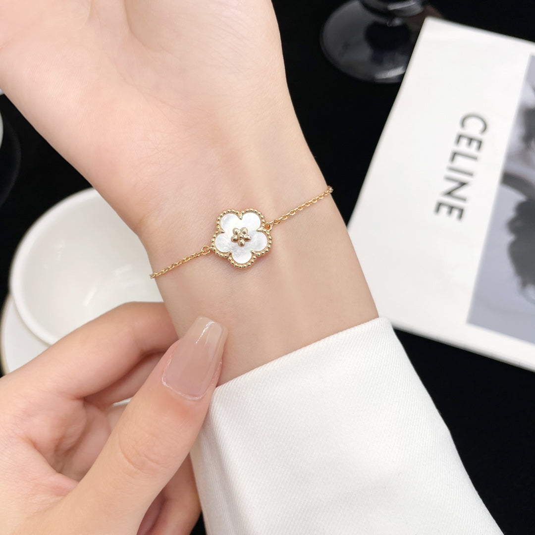 Mysitc LUCKY SPRING ROSE GOLD MOP BRACELET