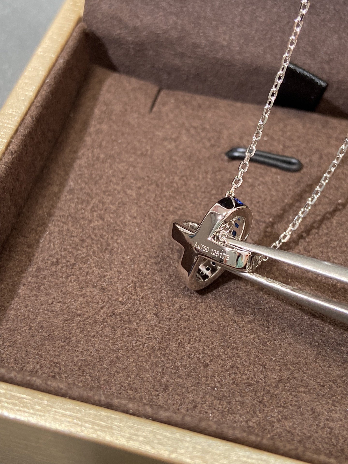 Mysitc LIENS DIAMOND SILVER NECKLACE