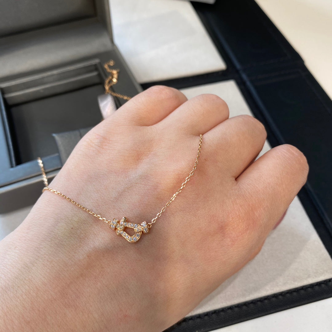 Mysitc FORCE 10 DIAMOND PINK GOLD NECKLACE MINI MODEL