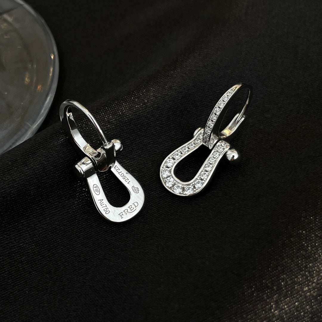 Mysitc FORCE 10 FULL DIAMOND DROP EARRINGS MEDIUM MODEL
