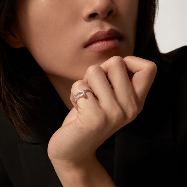 Mysitc JUSTE RING 1.8MM SILVER DIAMONDS
