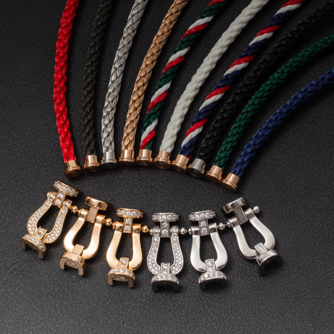 Mysitc FORCE LARGE HORSESHOE NO DIAMOND BRACELET ROSE GOLD