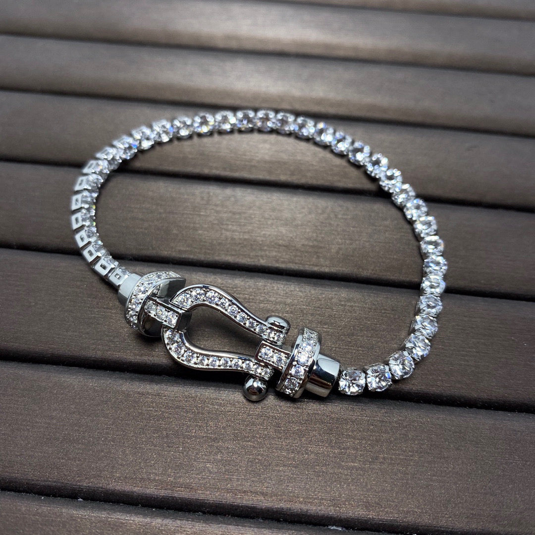Mysitc FORCE HORSESHOE DIAMOND TENNIS BRACELET