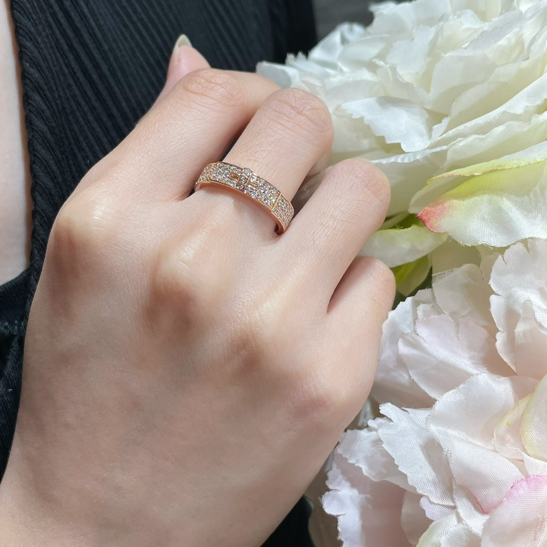 Mysitc KELLY PINK GOLD DIAMOND RING