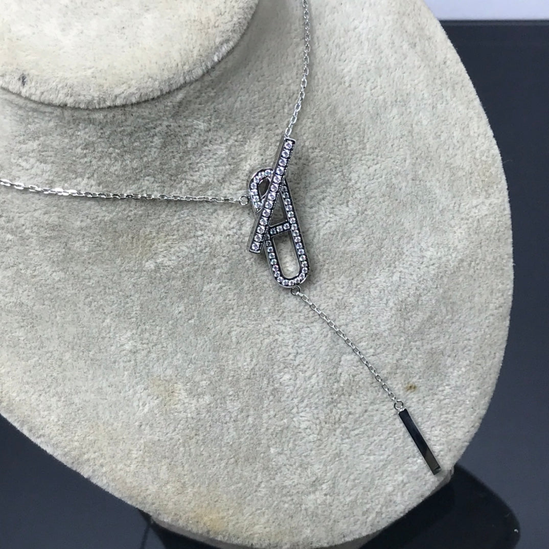 Mysitc HM NECKLACE PLATINUM ROSE GOLD DIAMOND