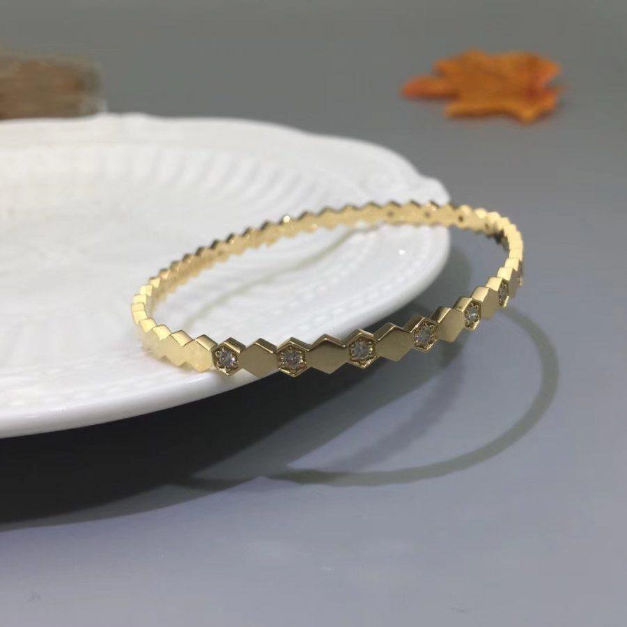Mysitc BEE LOVE GOLD DIAMOND BRACELET