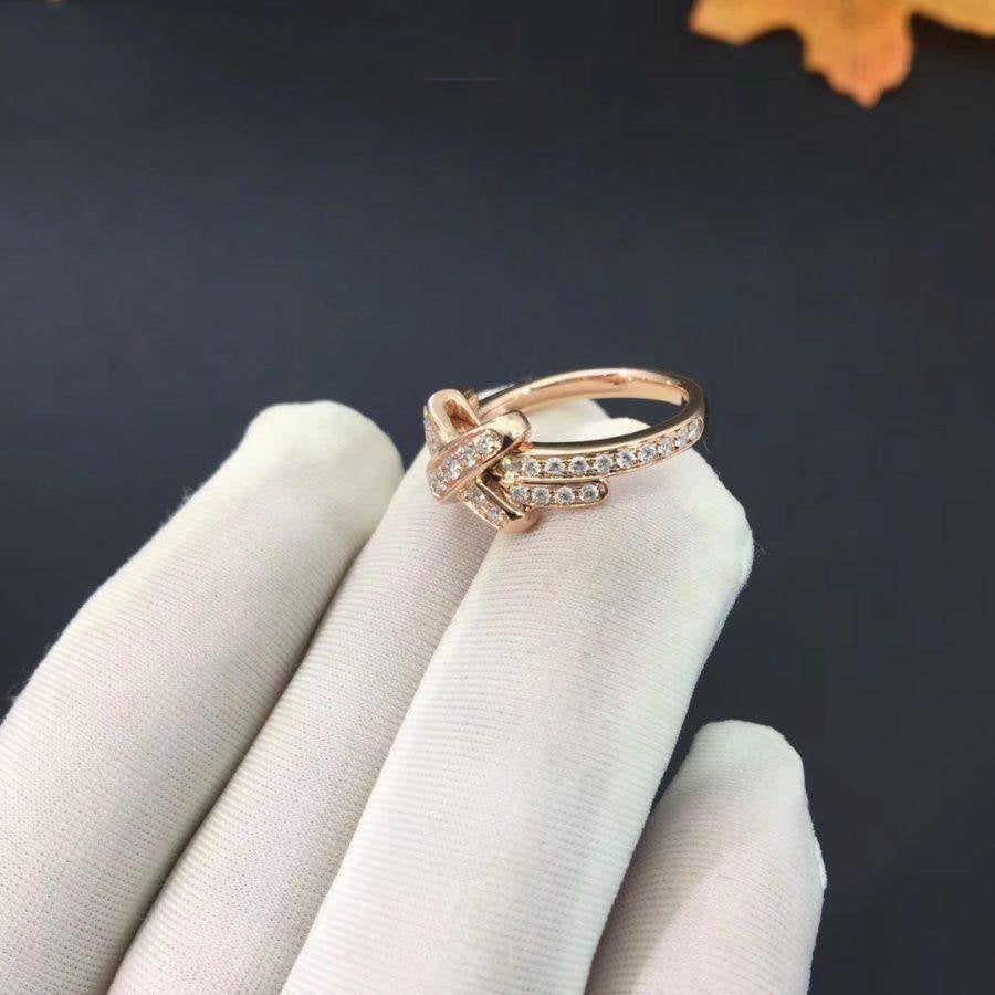Mysitc JEUX DE RING PINK GOLD DIAMOND