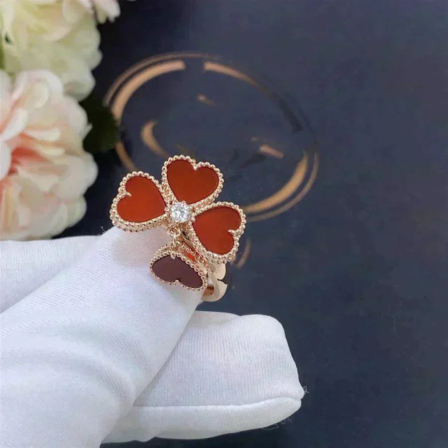 Mysitc SWEET CLOVER CARNELIAN RING