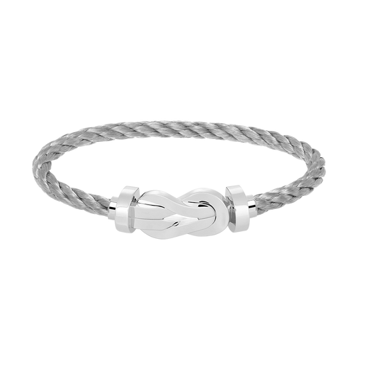 [Mystic]CHANCE LARGE 8 FIGURE BUCKLE NO DIAMOND BRACELET SILVER