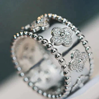 [Mystic]CLOVER KALEIDOSCOPE RING 10MM