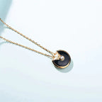 [Demi jewelry]AMULETTE GOLD CARNELIAN ONYX NECKLACE