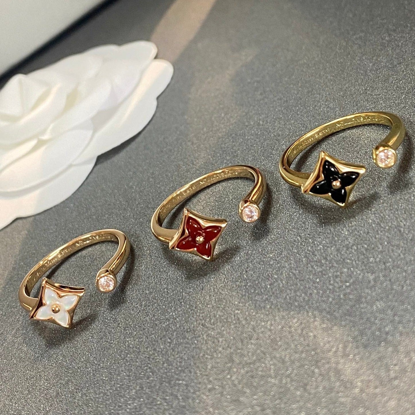 [Mystic]STAR 1 DIAMOND OPEN RING