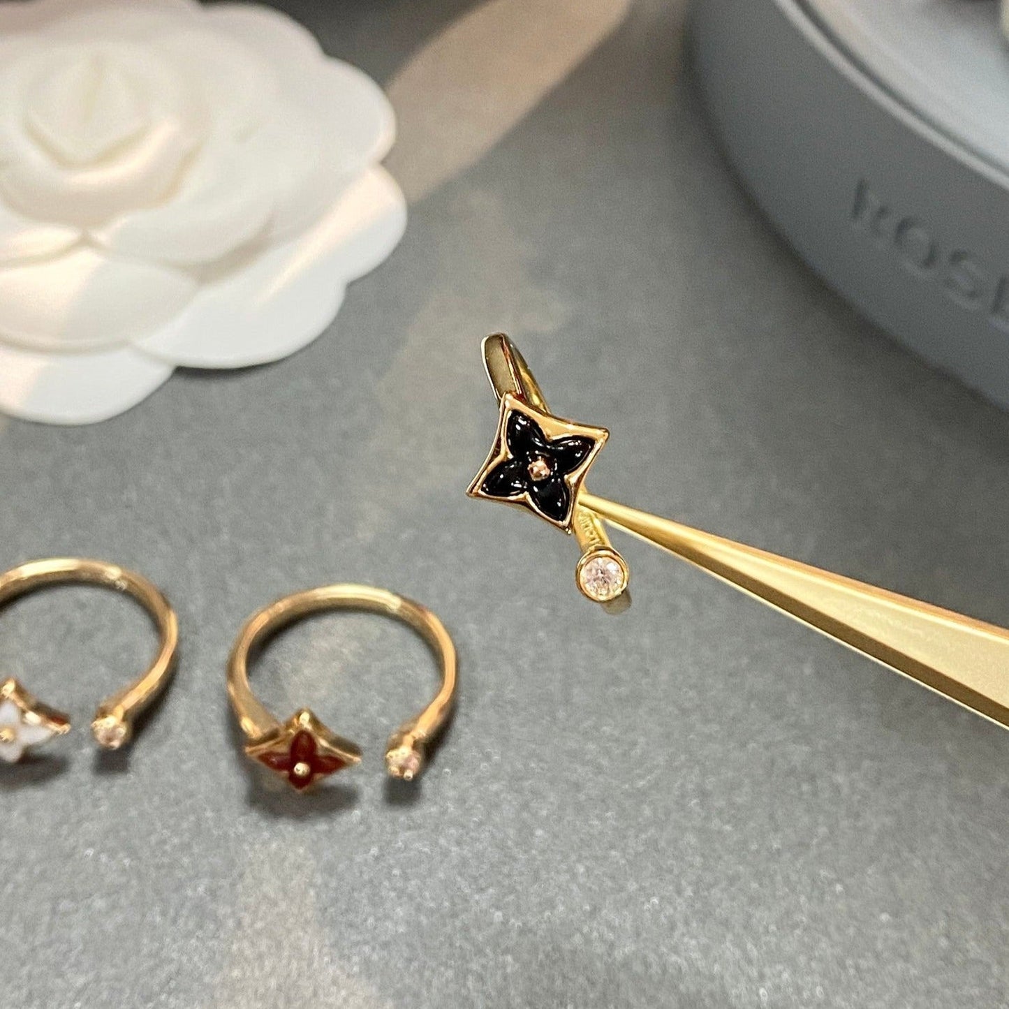 [Mystic]STAR 1 DIAMOND OPEN RING