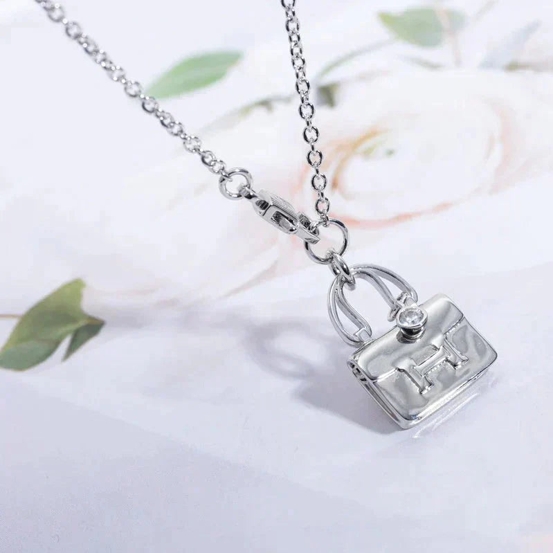 [Demi jewelry]AMULETTE PEDANT SILVER NECKLACE