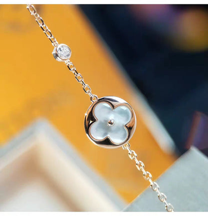 [Mystic]SUN MOP GOLD 1 DIAMOND NECKLACE