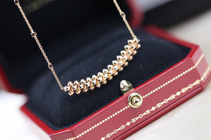 [Mystic]CLASH PINK GOLD NECKLACE