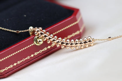 [Mystic]CLASH PINK GOLD NECKLACE