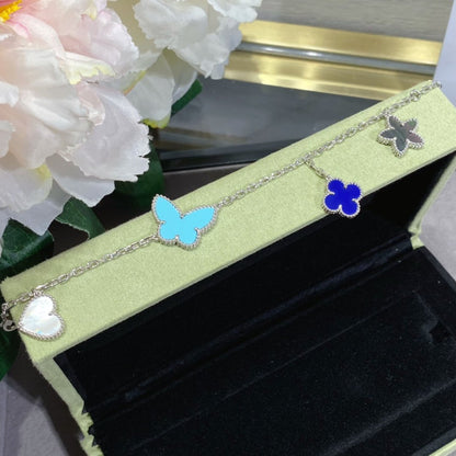 [Mystic]LUCKY SPRING SILVER BRACELET 4 MOTIF