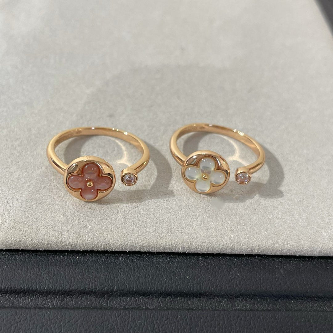 [Mystic]SUN 1 DIAMOND PINK MOP RING