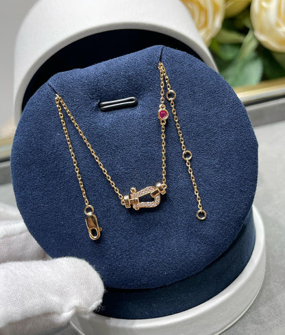 [Mystic]FORCE 10 DIAMOND PINK GOLD NECKLACE