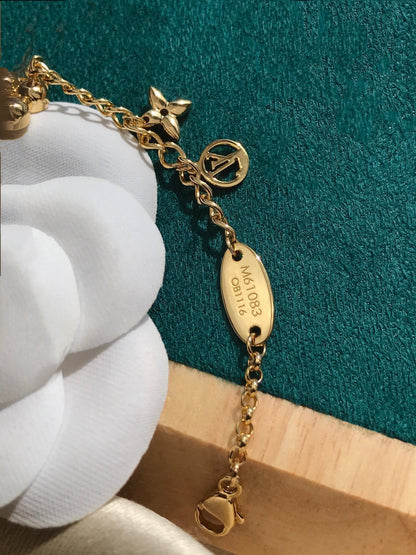 [Mystic]BLOOMING PINK GOLD MOP BRACELET