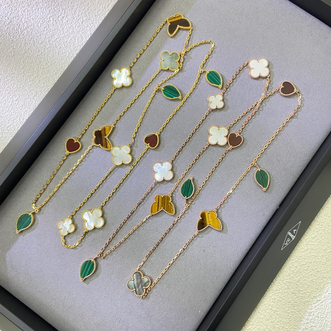 [Mysitc ] Lucky Alhambra Long Necklace-12 Designs