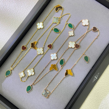 [Mysitc ] Lucky Alhambra Long Necklace-12 Designs