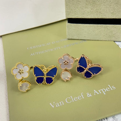 [Mysitc ] 2026 NEW MODEL SPRING LUCKY 3 MOTIF GOLD RING