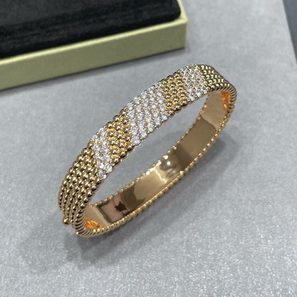 [Mysitc ]  PERLEE DIAMOND BRACELET ,5-ROW DIAMOND-SET DESIGN