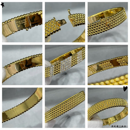 [Mysitc ]  PERLEE DIAMOND BRACELET ,5-ROW DIAMOND-SET DESIGN