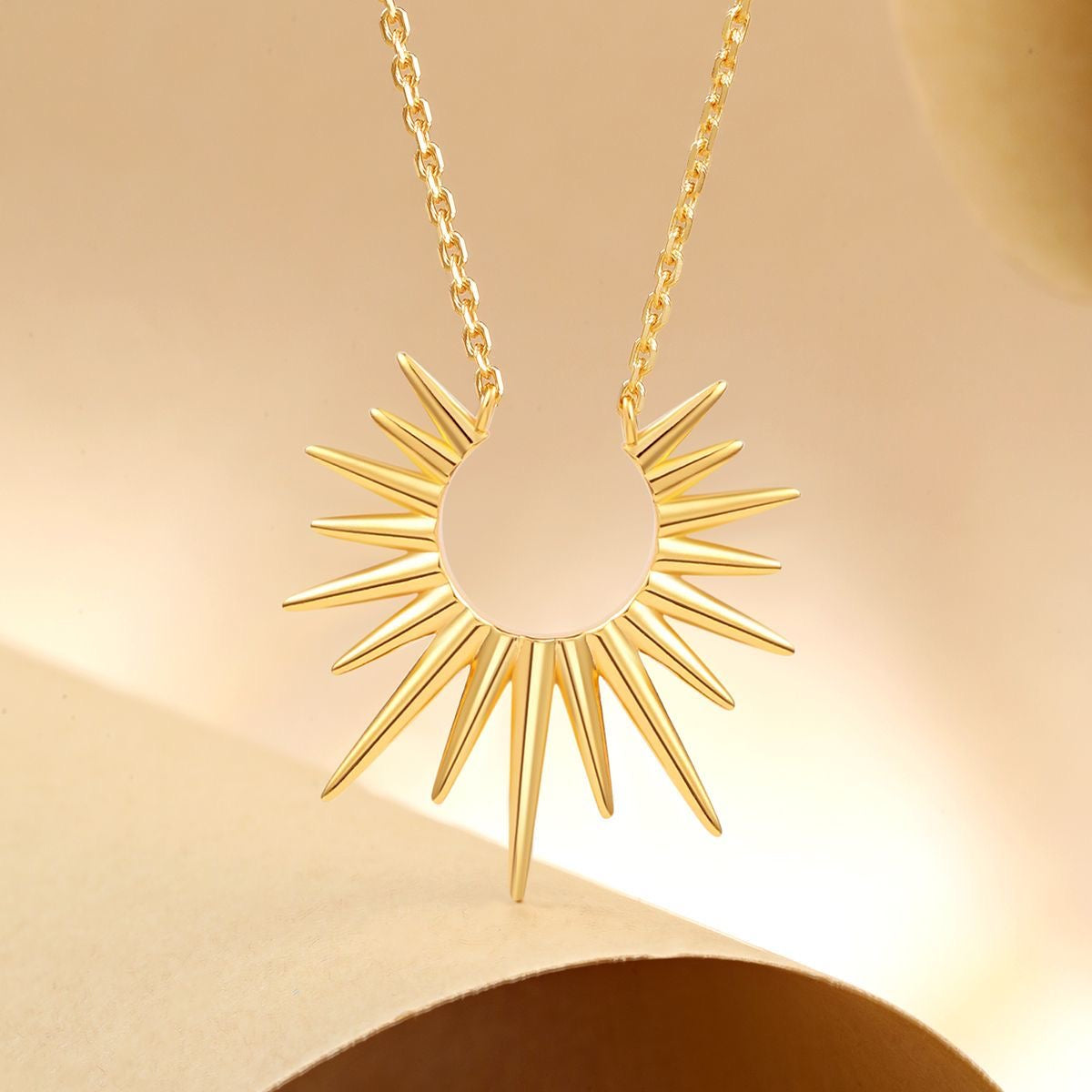 Light Chaser Necklace, Born to Face Sunshine