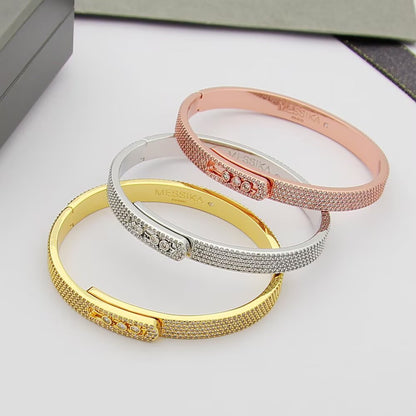 [Mystic ]Move Noa Full Pavé Diamond Bangle Bracelet
