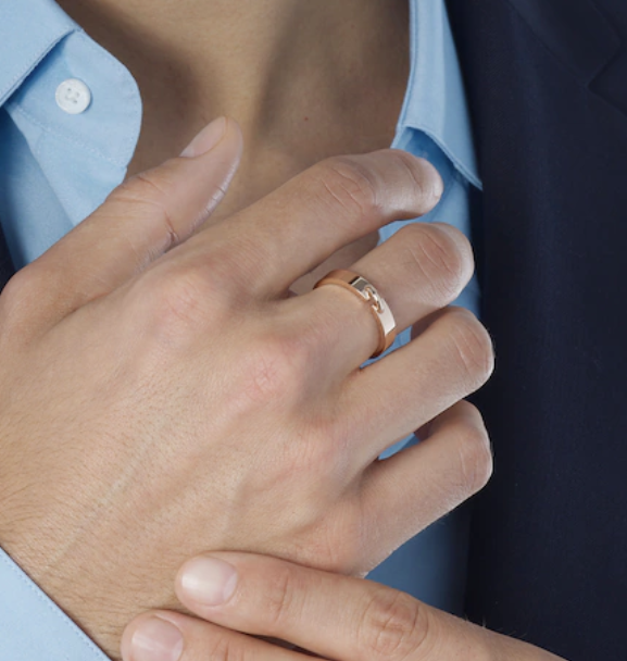 [Demi jewelry]ALLIANCE LIENS VIDENCE 4MM RING