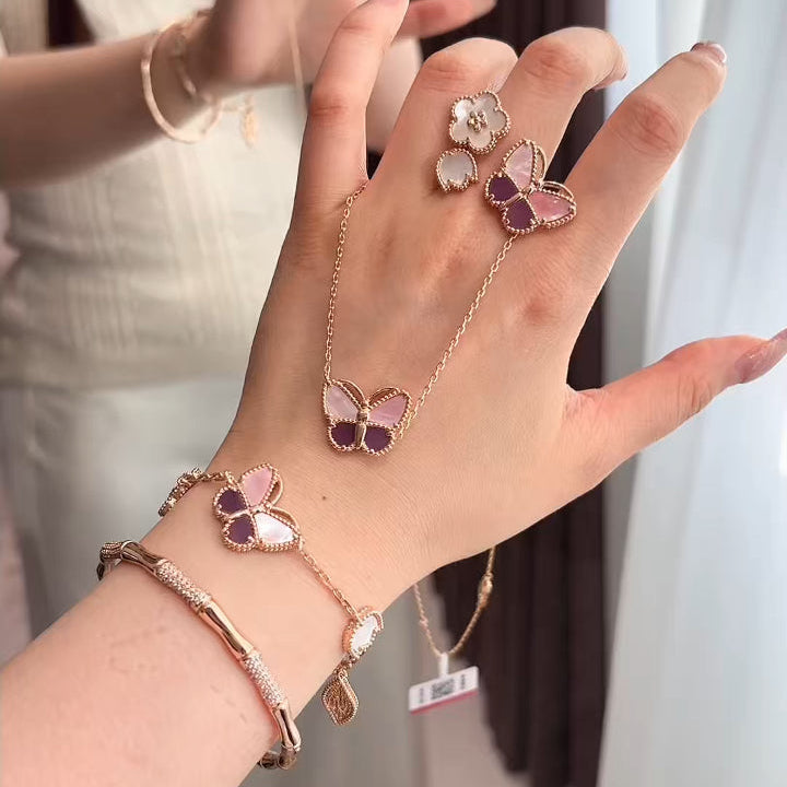 [Mystic] 26 NEW CLOVER LUCKY LIGHT PURPLE SET