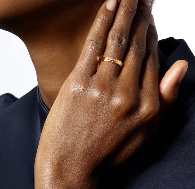 [Demi jewelry]ALLIANCE LIENS VIDENCE 3MM RING