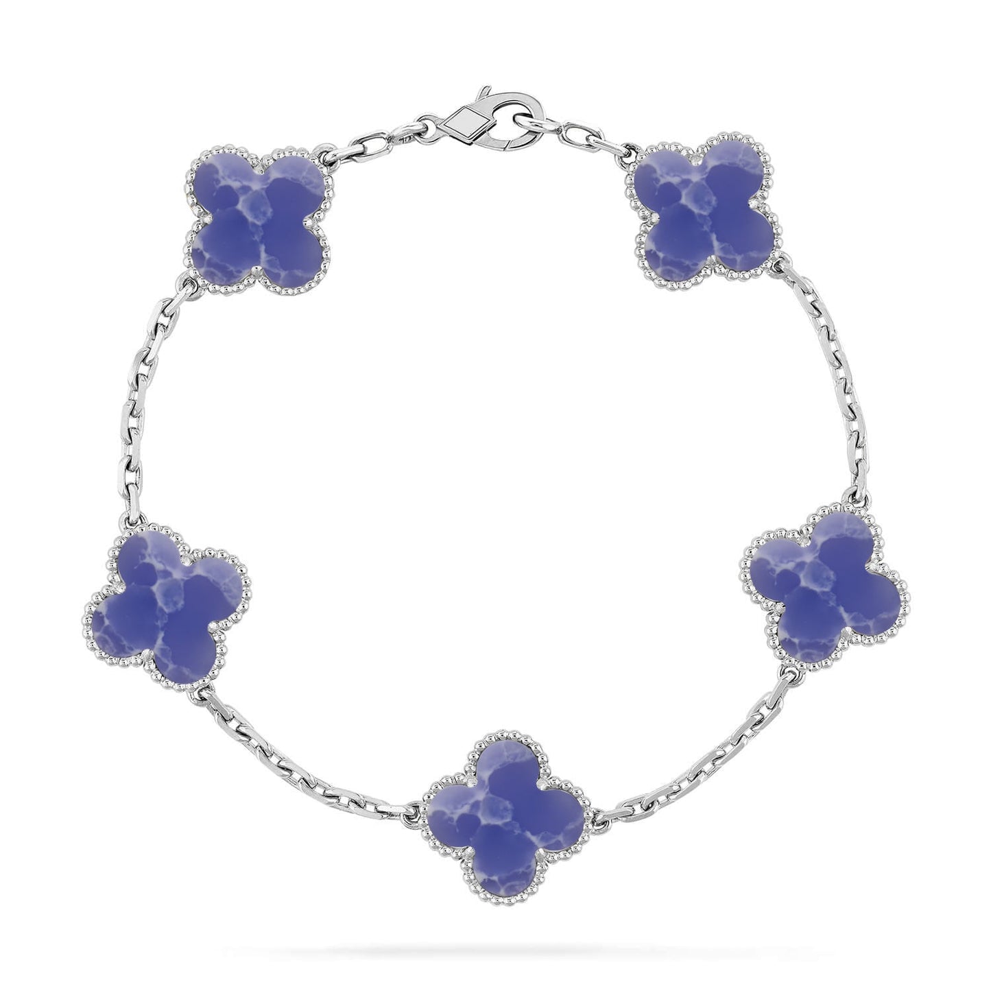 [Mystic]CLOVER 5 MOTIF BLUE VEINS BRACELET COLLECTION