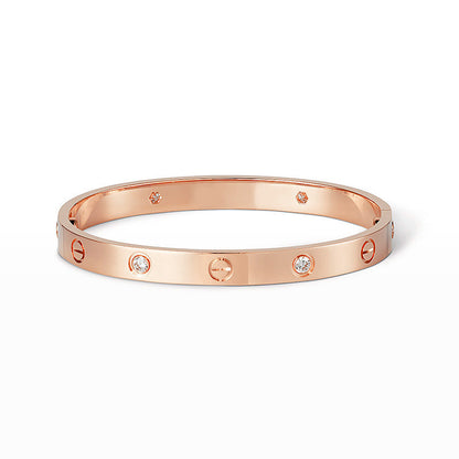 [Mystic]LOVE BRACELET 6.1MM 4 DIAMONDS