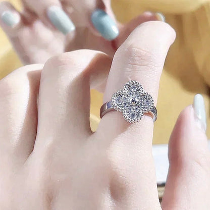 [Mystic]CLOVER DIAMOND RING