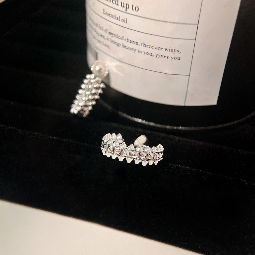 [Mystic]CLASH SMALL HOOP EARRINGS
