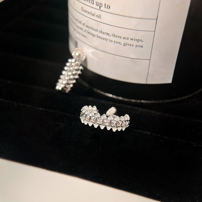 [Mystic]CLASH SMALL HOOP EARRINGS