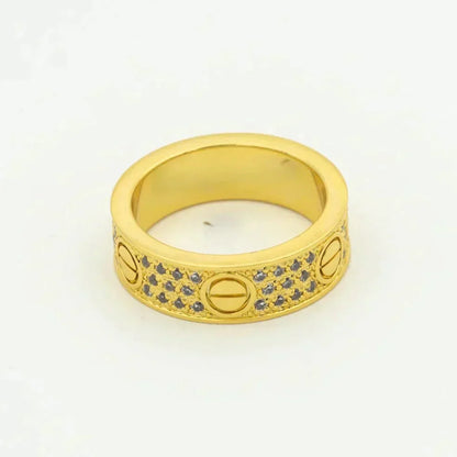 [Mystic]LOVE RING 5.5MM DIAMONDS PAVED