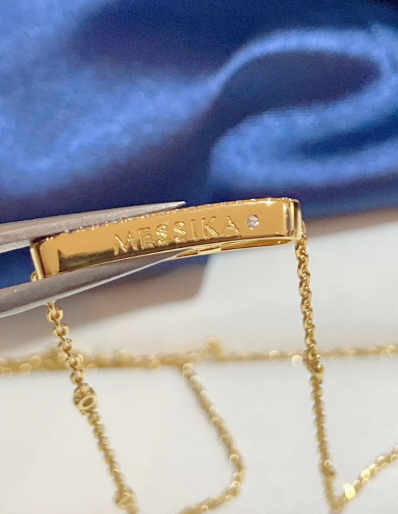 [Mystic]MK MOVE FULL DIAMOND NECKLACE