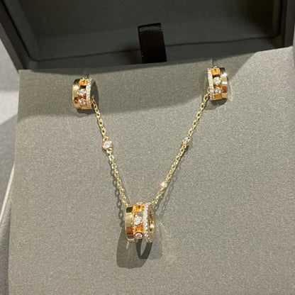 [Mystic ]CHAIN MOVE ROMANE PEDAND NECKLACE