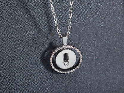 [Mystic ]Mystic MOVE PM NECKLACE SILVER DIAMOND