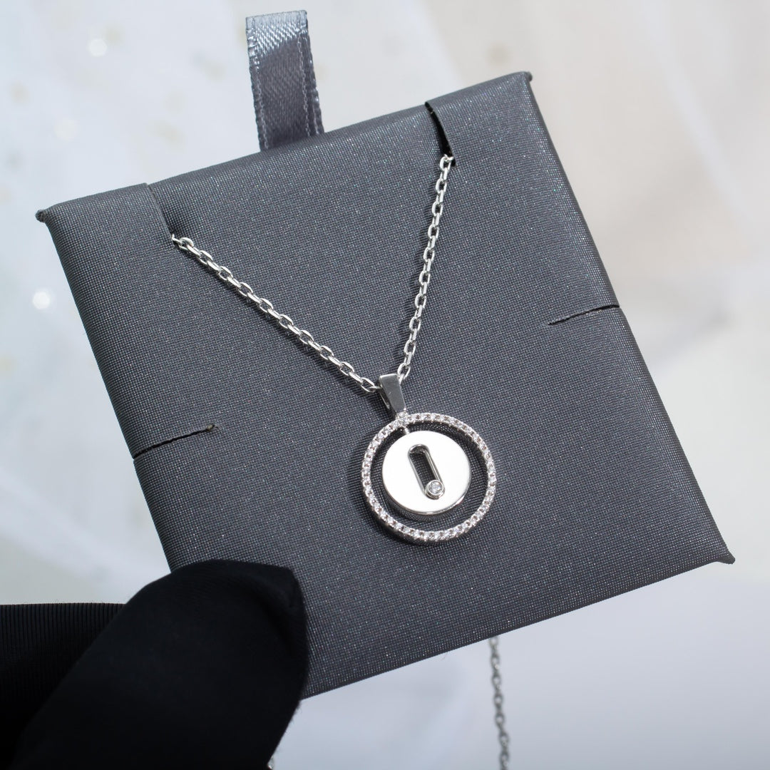 [Mystic ]Mystic MOVE PM NECKLACE SILVER DIAMOND